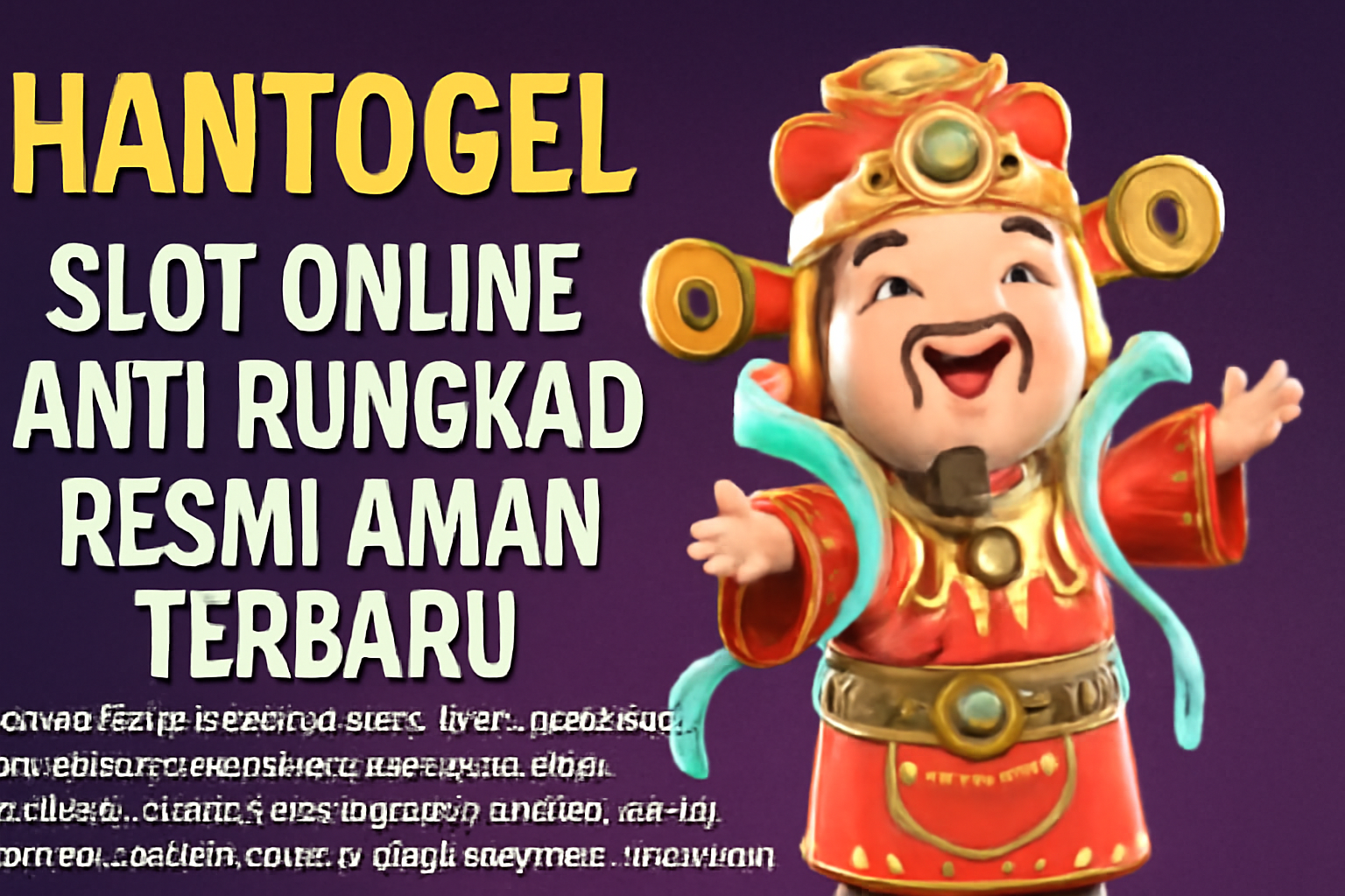 Hantogel Slot Online Anti Rungkad Resmi Aman Terbaru